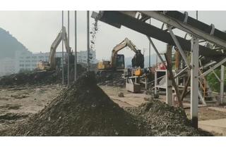 溫州鹿城項目陳腐垃圾治理現(xiàn)場